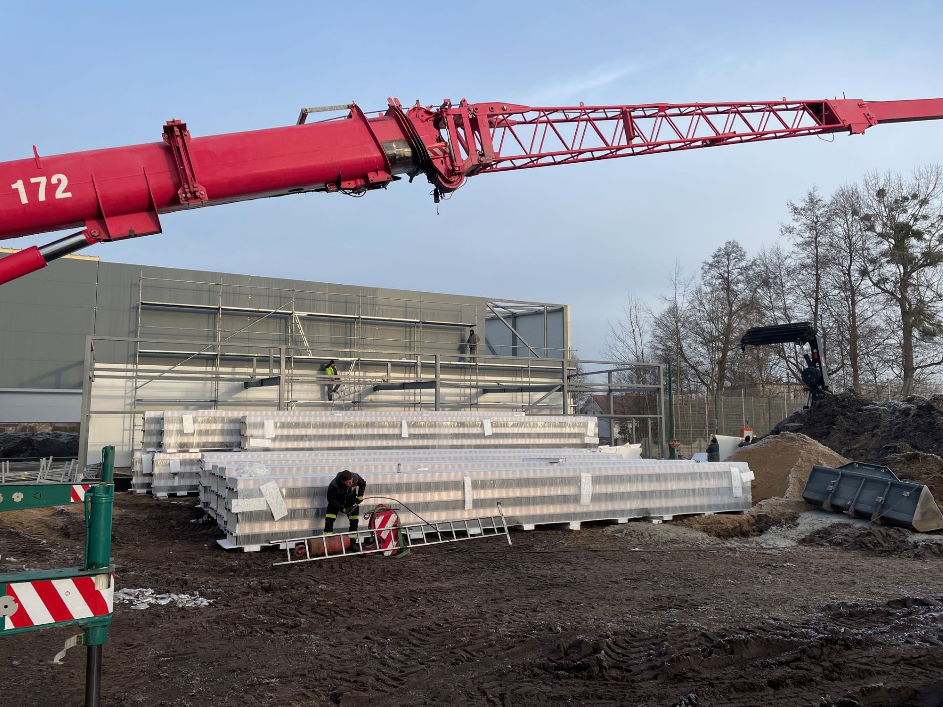 Duże postępy prac przy budowie Sali Gimnastycznej w Garkach